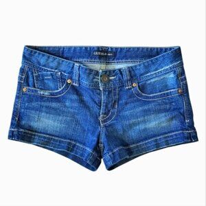 Guess Y2K Denim Low Rise Brat Girl Summer Shorts 16" Waist